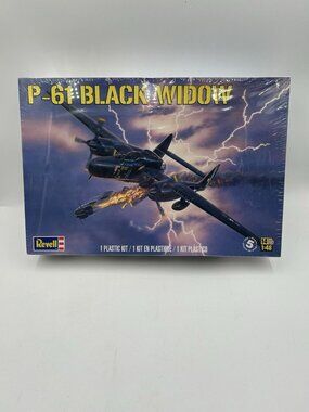 Revell Black Widow Model Kit P-61 Fighter Plane 1:48 85-7546 NEW Factory Sealed